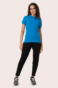Diva blue collar polyester