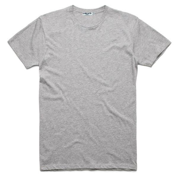 Round Neck Marle Grey