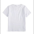 White plain round neck in Polyester for kids.