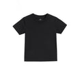 Black round neck cotton for kids