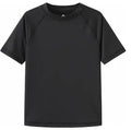 Round Neck Black Polyester Kids