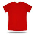 Round Neck Red kids cotton