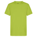 Round Neck Light Green Kids cotton