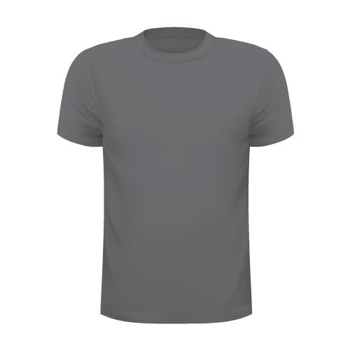 Round Neck Grey cotton