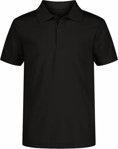 collar polyesta black