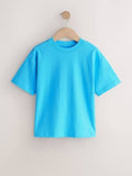 Round Neck Aqua blue kids cotton