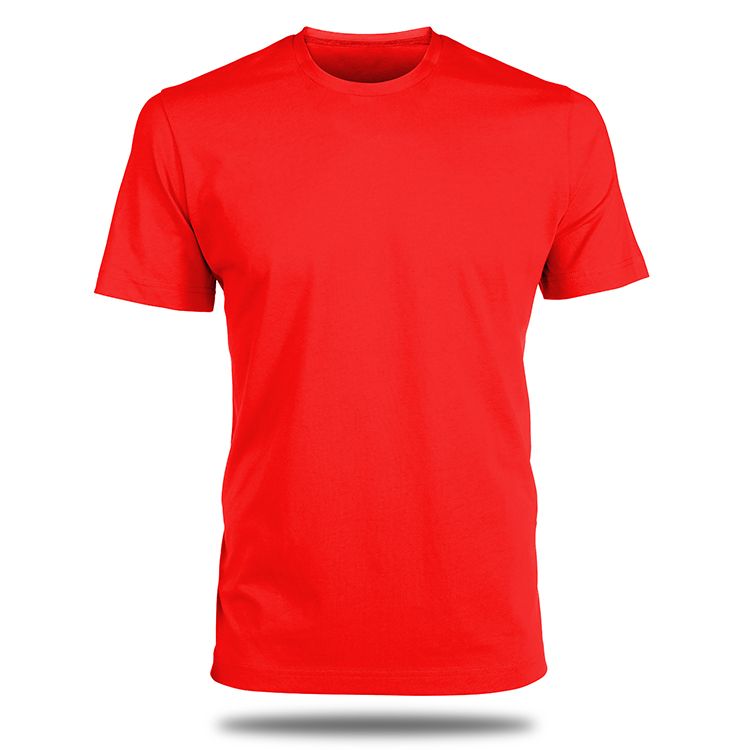 Round neck Red cotton